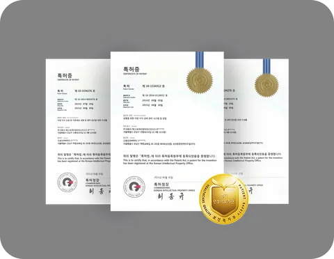 항노화클리닉 특허증 보유 인증 이미지